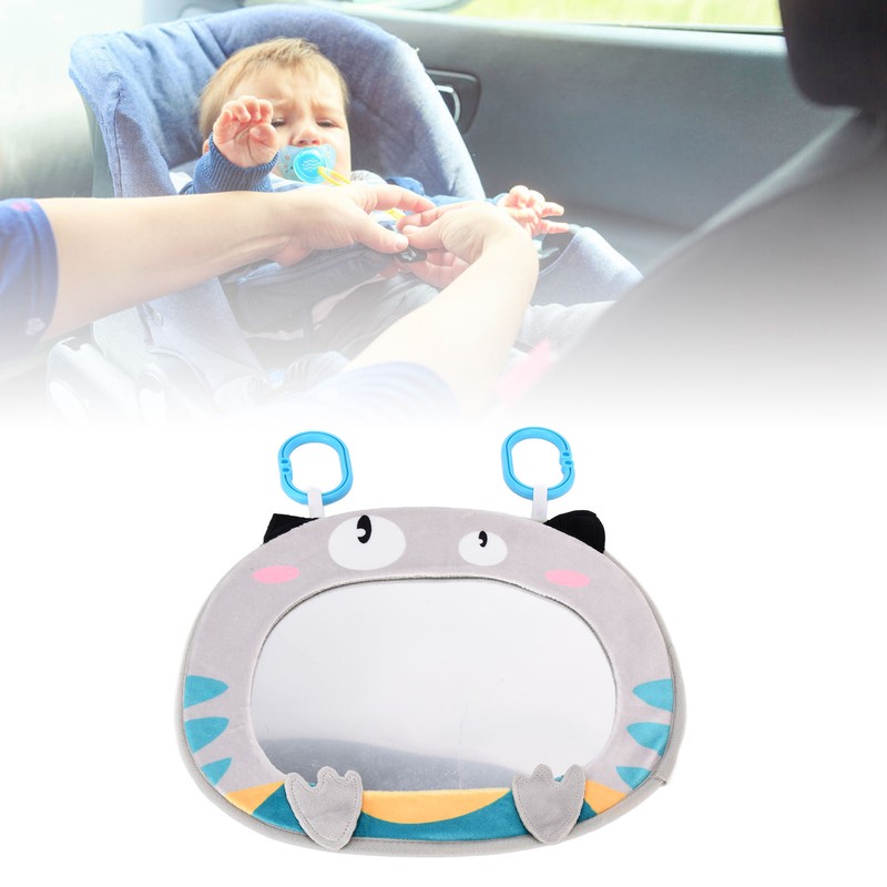 Car Baby Rearview Mirror Cute Acrylic Baby Backseat Mirror Safety