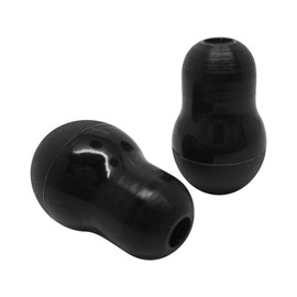 LUFOX - Almohadillas de silicona de color negro para estetoscopio Littmann (1 par)
