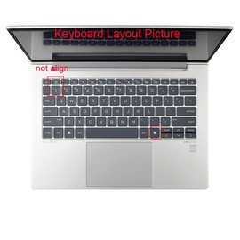 Silicone Keyboard Skin Cover Compatible for 2024 HP ProBook 440 G11 14 inch & HP ProBook 445 G11 14" Laptop & HP EliteBook 1040 G11 14" (NOT for ProBook 440 445 G10/G9/G8/G7/G6/G5) (Pink)