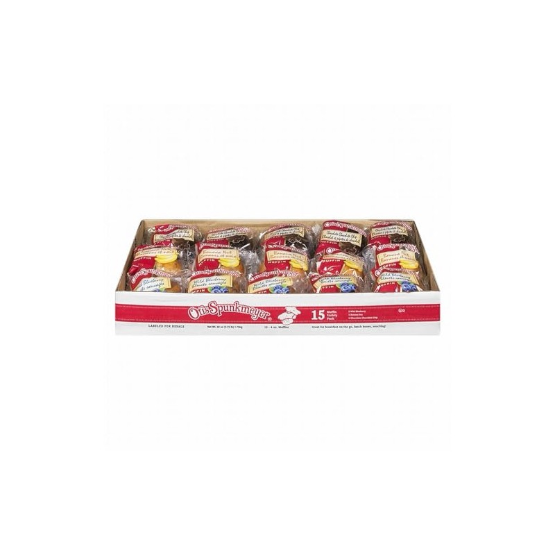 Otis Spunkmeyer, Assorted Muffins, (15 ct., 4 oz.per muffin), Blueberry,