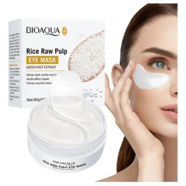 Parches Faciales Hidratantes con Extracto de Arroz Anti-Ojeras y Arrugas Uso Diurno Todo Tipo de Piel