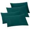 Elegant Comfort 4-Pack Solid Pillowcases 1500 Premium Hotel Quality Microfiber