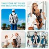 Lukovee Dog Backpack Carrier, Legs Out Easy-fit Dog Front Carrier