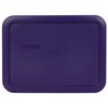 Pyrex 7210-PC 3-Cup (1) Purple, (1) Turquoise, & (1) Edamame