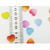 LOPURO 50 Pcs Soft Heart Resin Heart Charms, DIY Craft