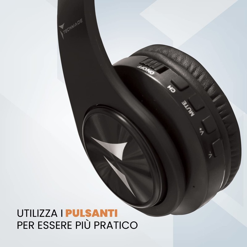 TECHMADE Wireless Headphones for TV with Adapter (TV Connect)