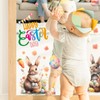 Easter Window Clings for Easter Bunny Rabbit, Easter Decorations Window