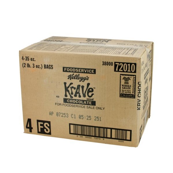 Krave Chocolate Cereal (Pack of 4)