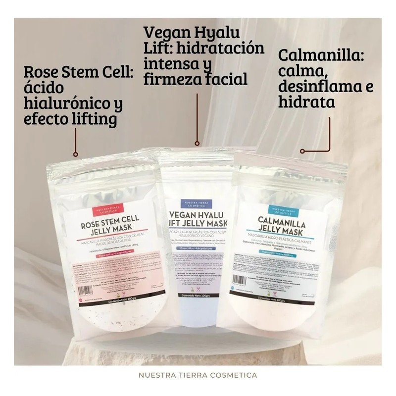Kit Mascarillas Hidro Plásticas (3 Piezas)