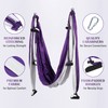 ZELUS Aerial Yoga Swing Sling Strong Yoga Hammock Kit Set