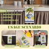 LSJEHTQ Chinoiserie Lemons Tree Kitchen Towels, Blue and White Porcelain