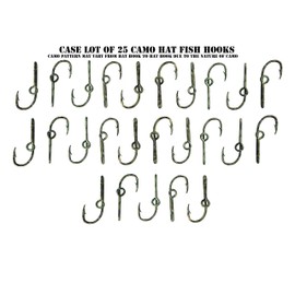 BT Outdoors Eagle Claw Fish Hook Hat Pin Camo -Case of 25