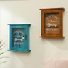 Key Organizer Wooden Key Cabinet Wall Box Beautiful Durable Retro