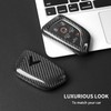 T-carbon Key Fob Case Cover Compatible with Corvette C8, Real