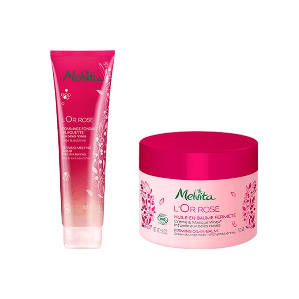 Melvita Pink Body Balm & Scrub Set and Other Sets