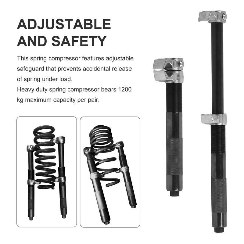 WINMAX TOOLS AUTOMOTIVE Heavy Duty 280mm Hook Coil Spring Compressor/Jaws