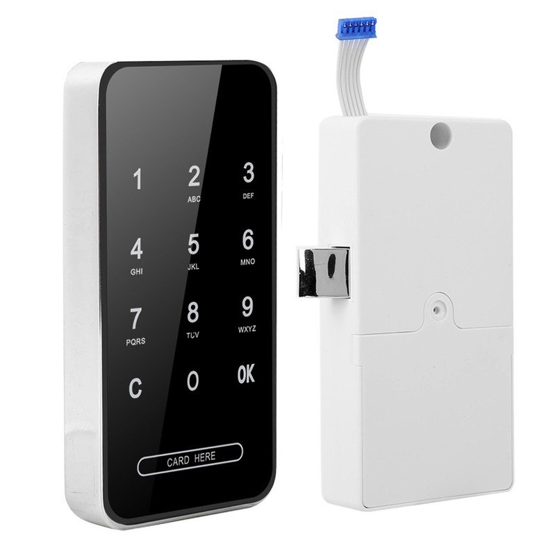 Electronic Password Card Lock RFID Smart Keyless Touch Screen for