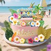 Decoración hawaiana para tartas
