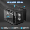 darkFlash Micro-ATX Gaming PC Case, MATX PC Case with 3