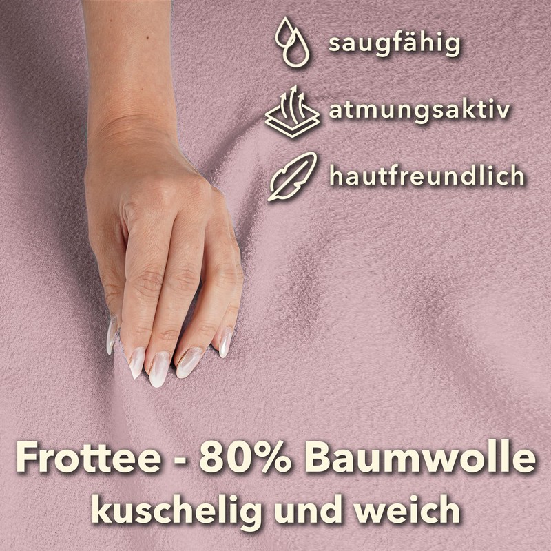 STUDIO Basic Terry Fitted Sheet 120 x 200 cm, Cotton