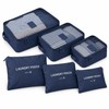 6-Piece Travel Packing Cubes for Luggage Organization – Waterproof Zippered