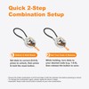 Small Combination Lock for Luggage, Gym Locker, Backpack Bag Zipper,