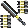 11 Piece SabreCut SCRK3 Magnetic 32mm PZ2 Screwdriver Impact Bits