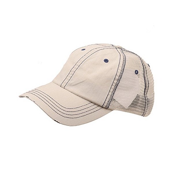 Low Profile Special Cotton Mesh Cap-Putty W40S62B