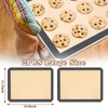 Ninsula Silicon Baking Mats, 15.7"x11.8" 2-Pack Reusable Silicon Baking Mat