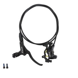 DJC 4 Pistons Hydraulic Brake Caliper MTB Left Front Right Rear Oil Brake HB876,1pcs Black Rear