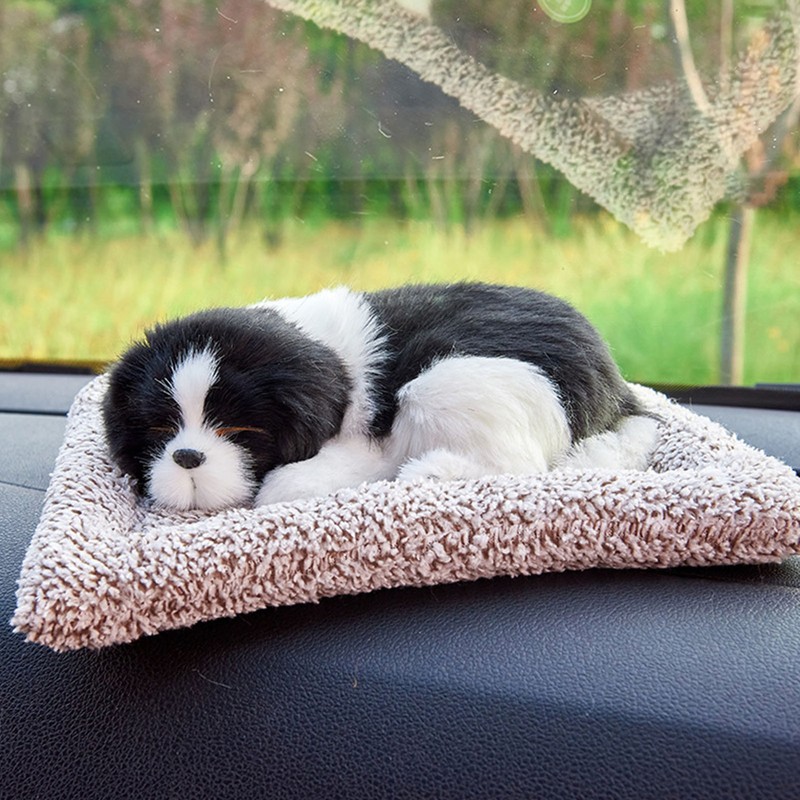 Actived Carbon Dog Plush Toy Odor Removal Air Purification Sleeping