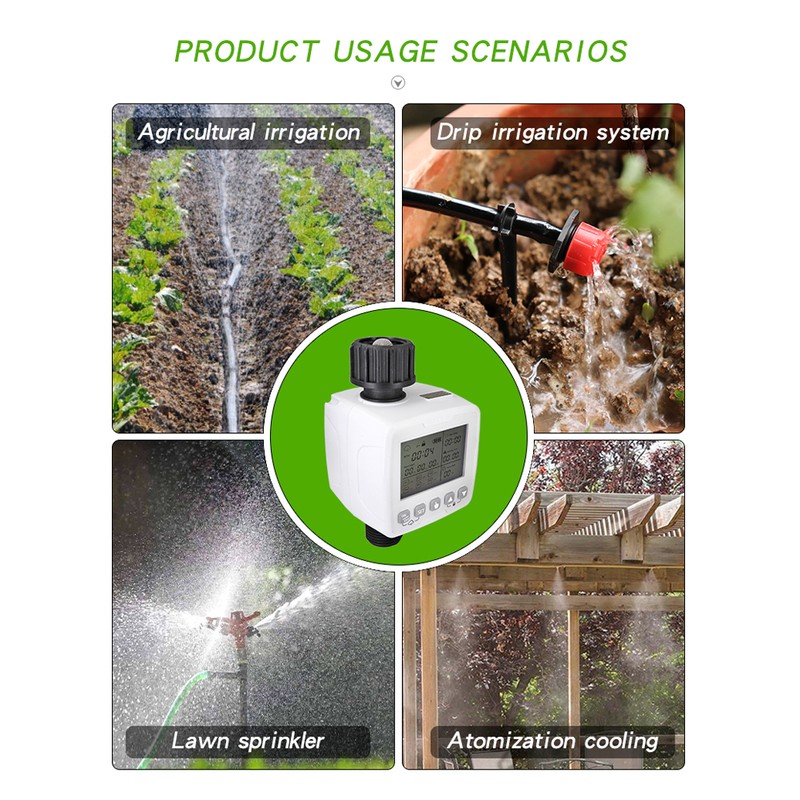 Intelligent Auto Irrigation Timer IPX5 Waterproof Intelligent Rain Sensing Large