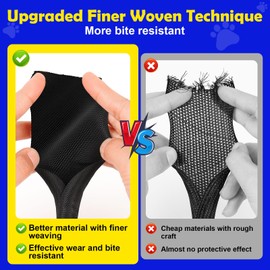 REFLYING Cable Tidy Sleeve 3 Meters-12.7mm, Black Cable Protector Keep Dogs Cats Pets from Chewing Cords, Expandable Braided Cable Management Sleeve, Cable Wrap Cord Protector with 8 PCS Cable Ties