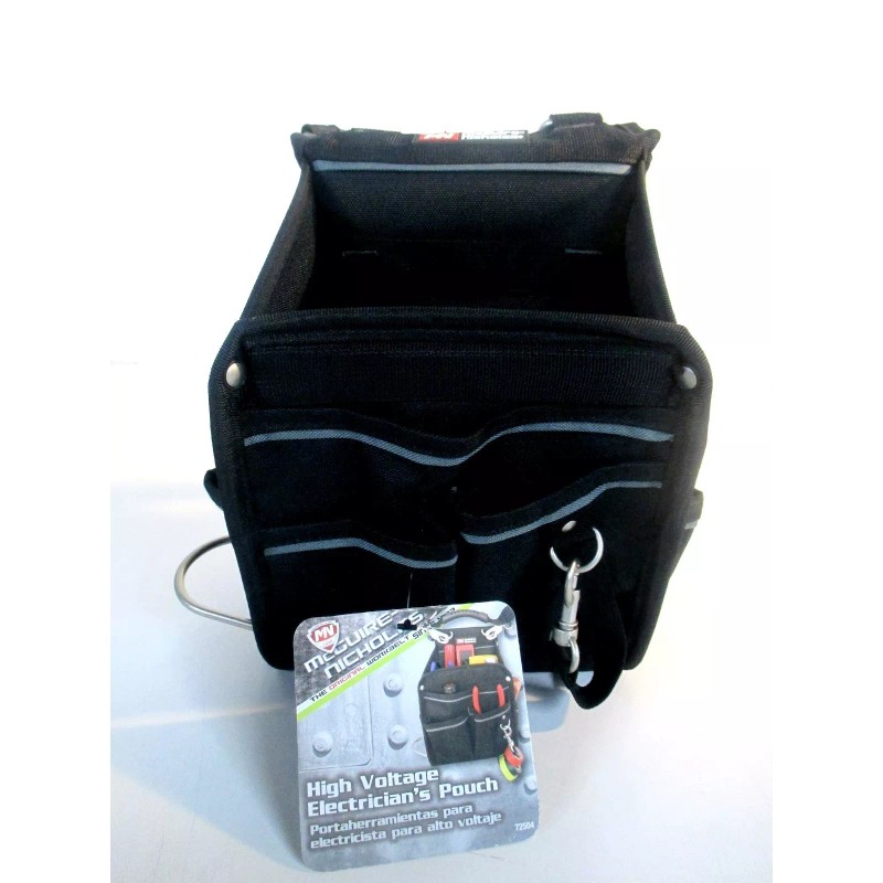 McGuire-Nicholas McGuire Nicholas High Voltage Black Electricians Tool Pouch 72504