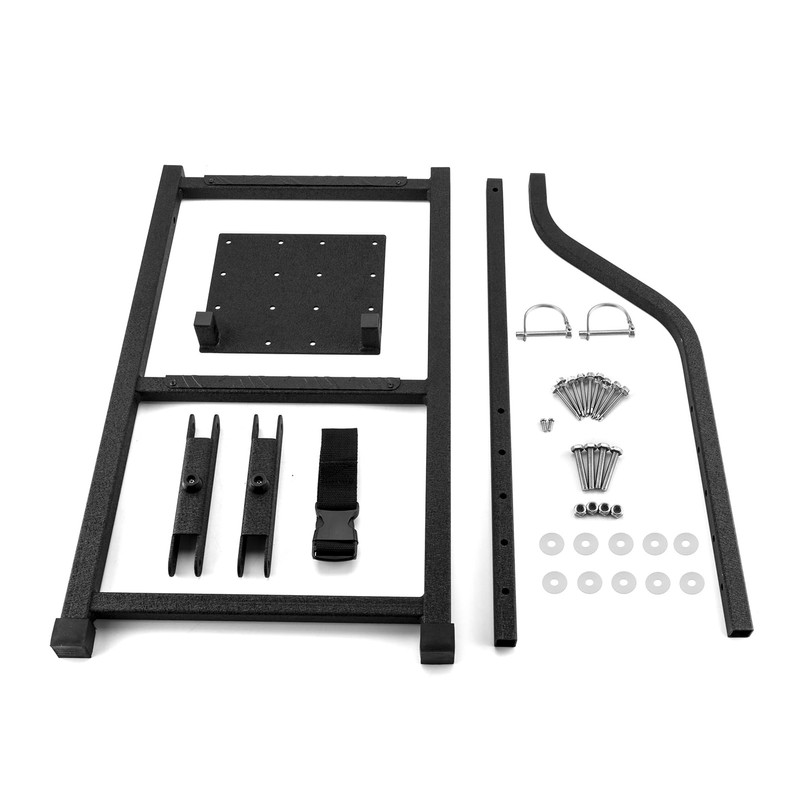 WeiSen Foldable Truck Tailgate Ladder for Pickup Universal Extension Step