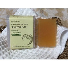 Rice Bran Pure Stone 鹼 Hyogo Prefecture Sanda from Rice Bran Use
