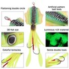 Fishing UV Squid Soft Lure Luminous Octopus Wobbler Bait Squid