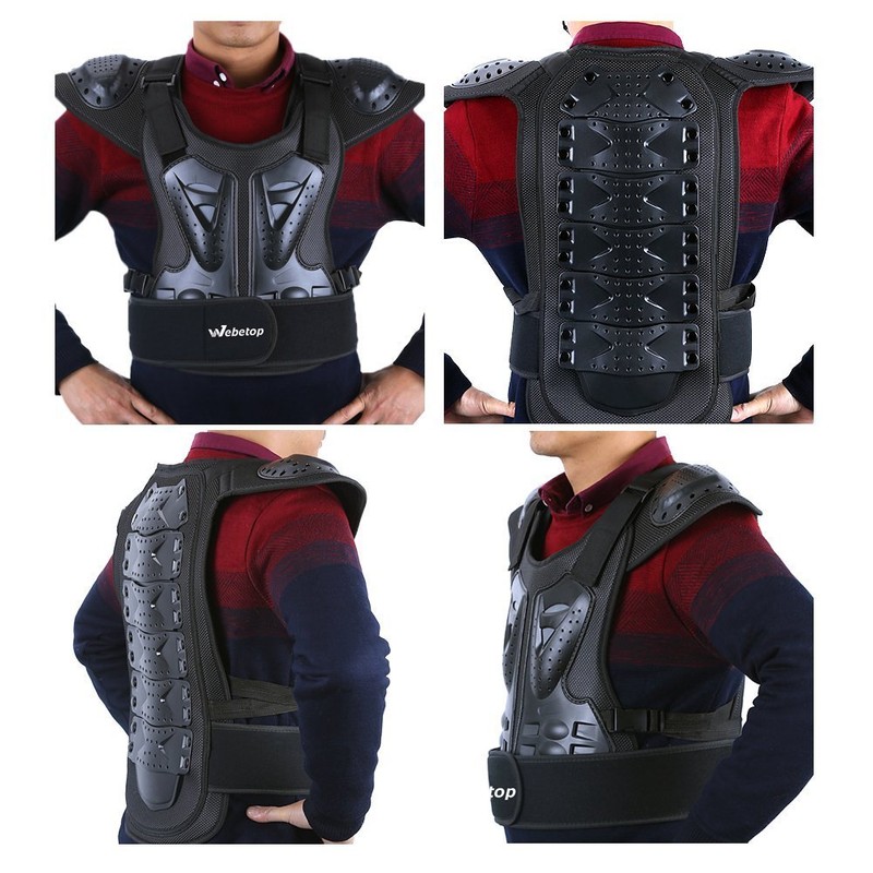 Webetop Motorcycle Chest Protector Adults Dirt Bike Body Chest Spine