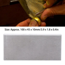 QANYEGN Iron Jewelry Bench Block, Metal Stamping Block Anvil, Steel Block Metal Bench Block for Jewelry and Stamping
