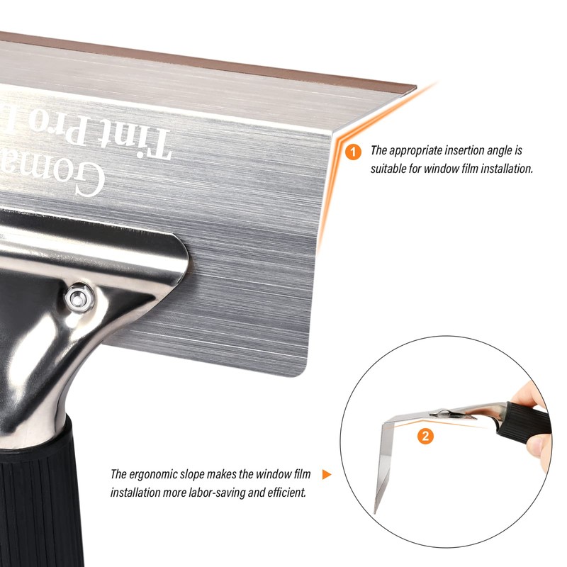 Gomake 6.3-Inch Speed Loader Area Single Window Tint Tool Professional