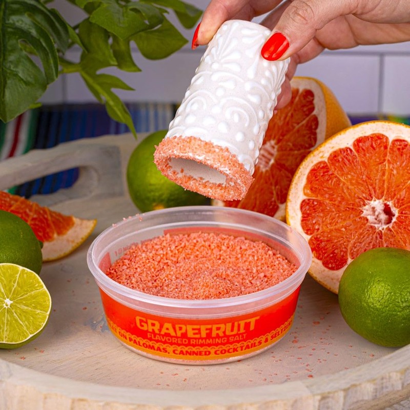 Twang Grapefruit Cocktail Glass Rimming Salt for Margaritas, Palomas, Drink