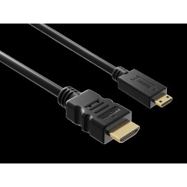Cable Leader 1.5ft High Speed HDMI to Mini HDMI Cable with Ethernet, 4K@30Hz, HDMI 1.4