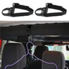 Unifizz 2 PACK Roll Bar Coat Hanger Clothes Hook for