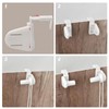 LAINIKE Set of 4 Roller Blind Brackets Window 17 mm