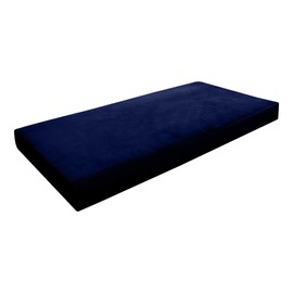 Cover ONLY Twin-XL Knife Edge Velvet Indoor Daybed Mattress 80"x39"x8"- AD37
