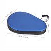 HUIESON Waterproof PU Table Tennis Racket Case Ping Pong Paddle