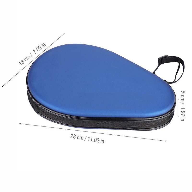 HUIESON Waterproof PU Table Tennis Racket Case Ping Pong Paddle