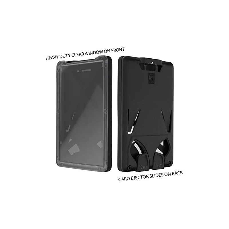 Soporte De Identificación Vertical De Tres Tarjetas Con