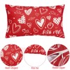 DXGSHSA Valentines Day Throw Pillow Covers 12x20 inch Set of