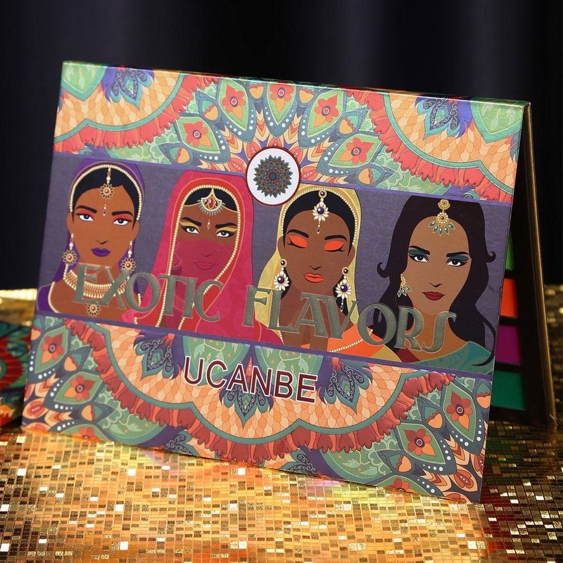 UCANBE EXOTIC FLAVORS Neon Eyeshadow Makeup Palette - 48 Colorful